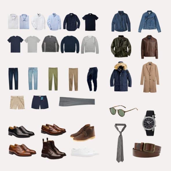 The Minimalist Mens Wardrobe